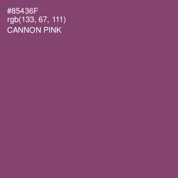 #85436F - Cannon Pink Color Image
